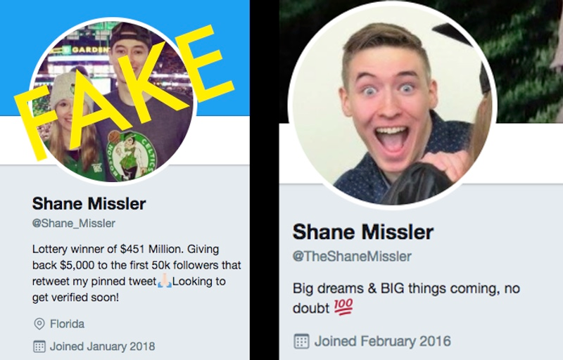 Illustration for article titled The 'Lottery Winner' Promising $5,000 for Every Retweet Is a Hoax